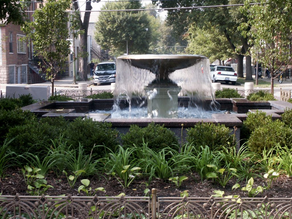 Richard J. Daley Branch Library Fountain