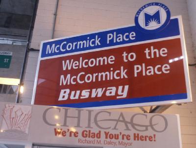 Busway in the Metra Trench